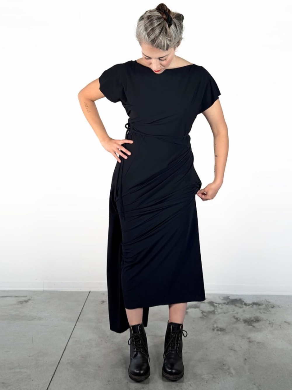 Convertible Dark Green Pants Jumpsuit by Clotilde